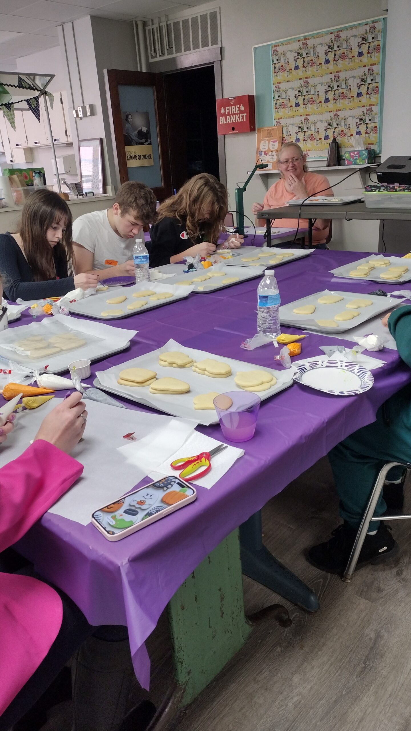 Cookies decorated by students at a 2 Cute 2 Eat Cookies class